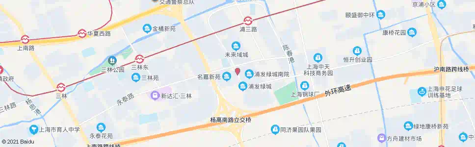 上海西泰林路永泰路_公交站地图_上海公交_妙搜公交查询2025