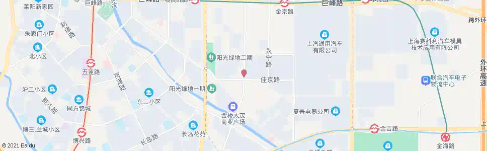 上海金高路佳京路_公交站地图_上海公交_妙搜公交查询2025