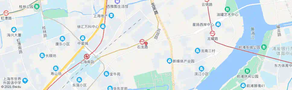 上海石龙路东泉路(石龙路地铁站)_公交站地图_上海公交_妙搜公交查询2025