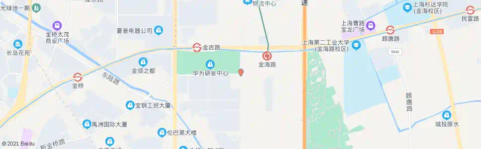 上海新金桥路金穗路_公交站地图_上海公交_妙搜公交查询2025