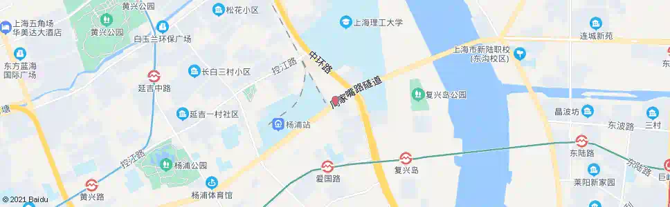 上海周家嘴路军工路_公交站地图_上海公交_妙搜公交查询2025