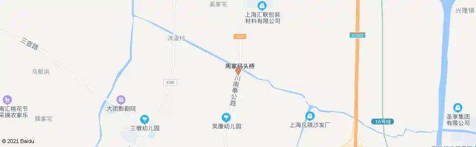上海周家码头_公交站地图_上海公交_妙搜公交查询2025