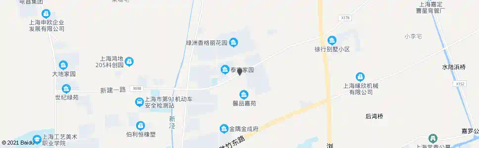 上海新建一路启源路_公交站地图_上海公交_妙搜公交查询2025