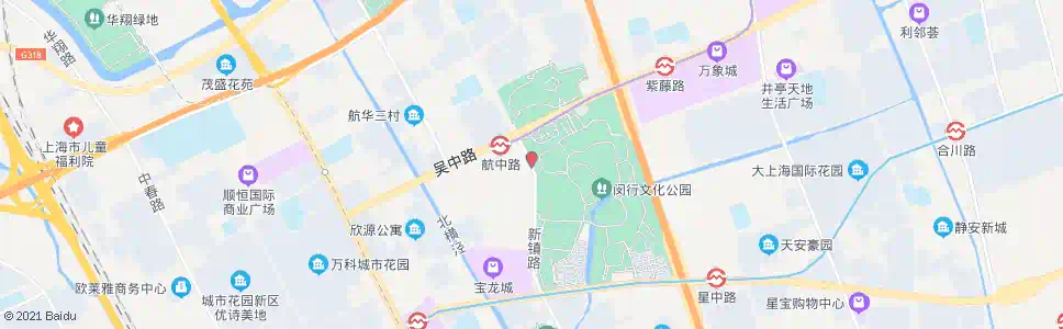 上海新镇路吴中路_公交站地图_上海公交_妙搜公交查询2025