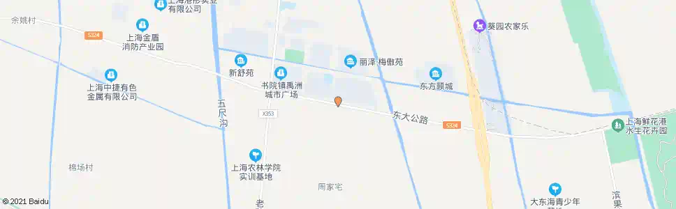上海东大公路白龙港桥_公交站地图_上海公交_妙搜公交查询2025