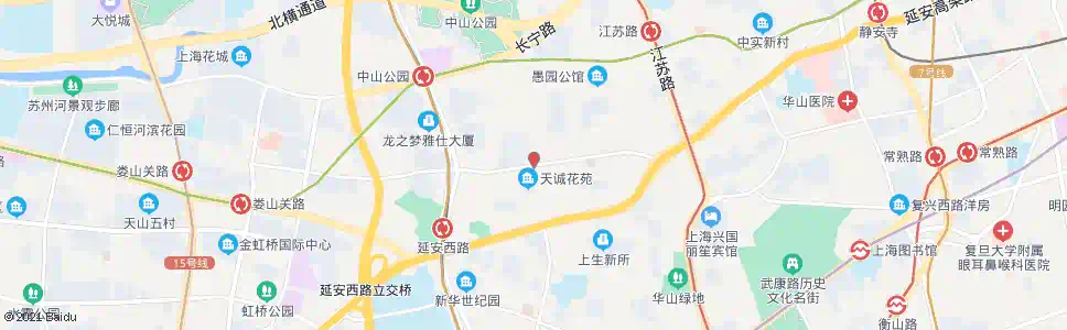 上海武夷路定西路_公交站地图_上海公交_妙搜公交查询2025