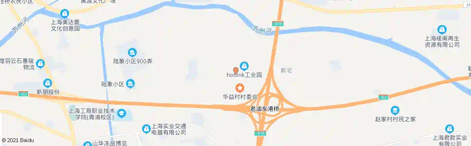 上海华纪路华益路_公交站地图_上海公交_妙搜公交查询2025