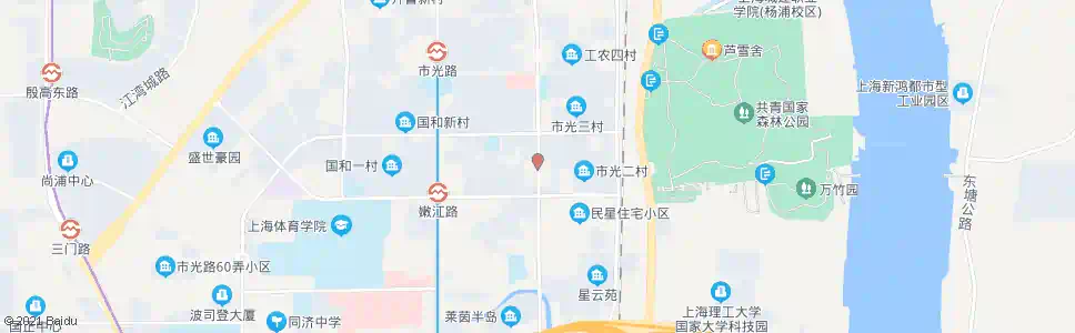 上海包头路嫩江路_公交站地图_上海公交_妙搜公交查询2025