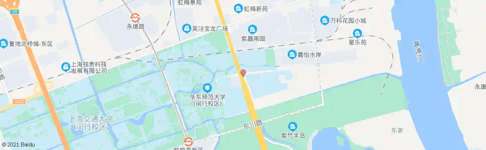 上海剑川路虹梅南路(招呼站)_公交站地图_上海公交_妙搜公交查询2025