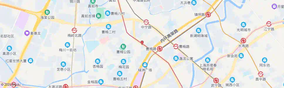 上海曹杨路兰溪路_公交站地图_上海公交_妙搜公交查询2025