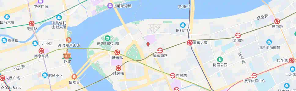 上海浦东南路东城路_公交站地图_上海公交_妙搜公交查询2025