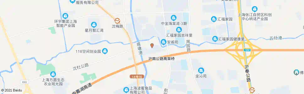 上海瑞和路瑞浦路_公交站地图_上海公交_妙搜公交查询2025