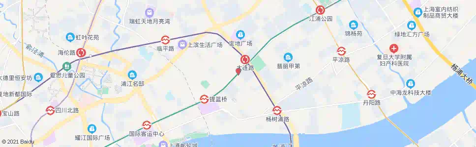 上海保定路长阳路_公交站地图_上海公交_妙搜公交查询2025