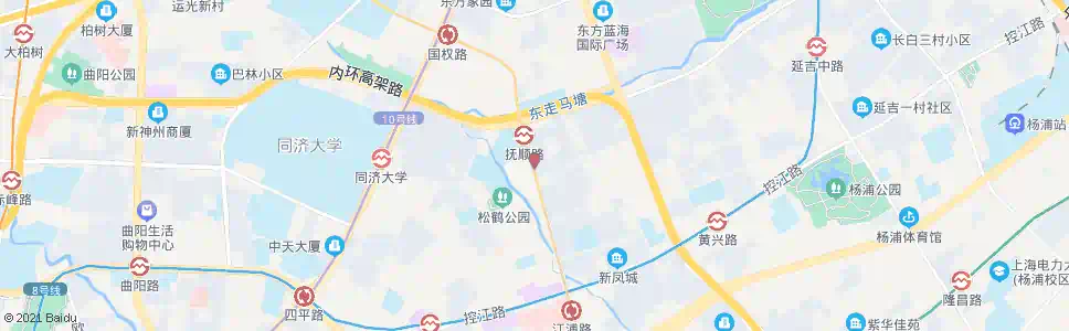 上海江浦路中山北二路_公交站地图_上海公交_妙搜公交查询2025
