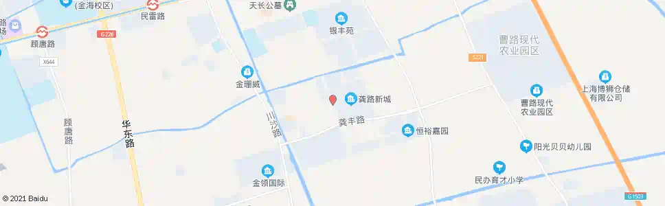 上海龚丰路龚华路_公交站地图_上海公交_妙搜公交查询2025