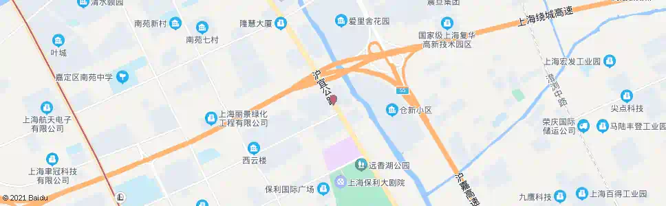 上海洪德路沪宜公路_公交站地图_上海公交_妙搜公交查询2025