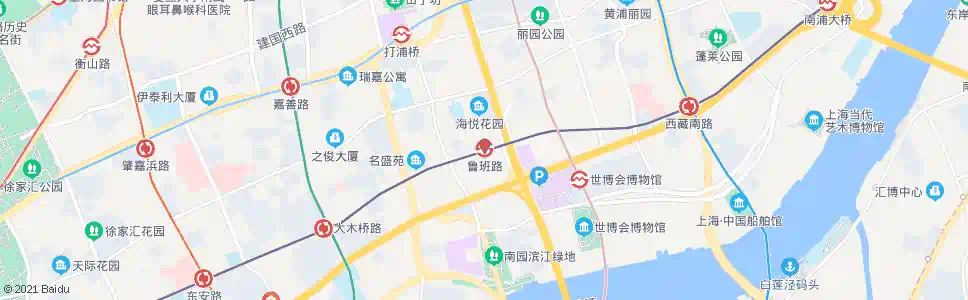 上海鲁班路站_公交站地图_上海公交_妙搜公交查询2025
