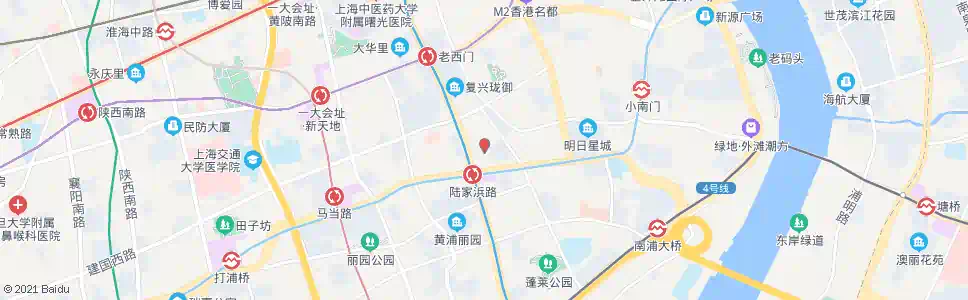 上海肇嘉浜路东安路(下客站)_公交站地图_上海公交_妙搜公交查询2025