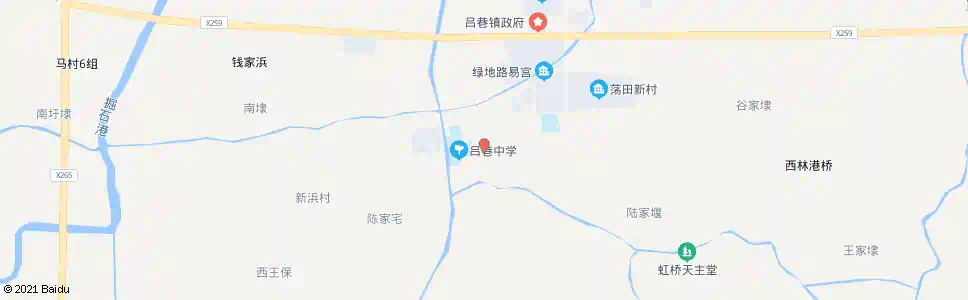 上海吕巷(金张公路田阳路)_公交站地图_上海公交_妙搜公交查询2025