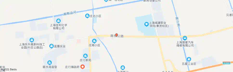 上海南亭公路庄行路_公交站地图_上海公交_妙搜公交查询2025