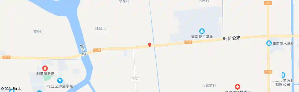 上海车亭公路叶新公路_公交站地图_上海公交_妙搜公交查询2025