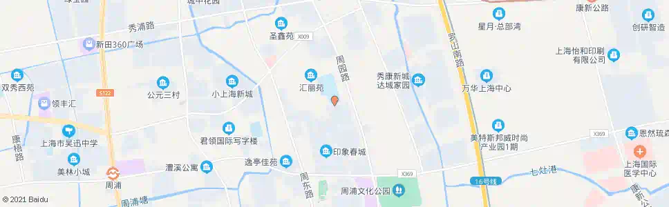 上海关岳路周园路_公交站地图_上海公交_妙搜公交查询2025