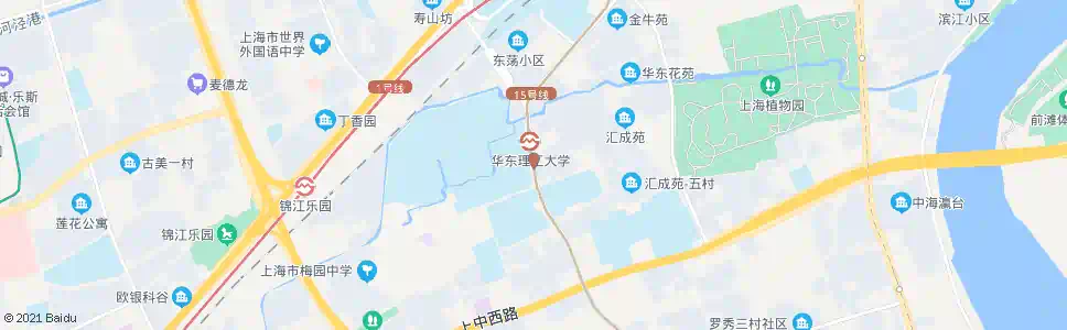 上海华东理工大学(老沪闵路)_公交站地图_上海公交_妙搜公交查询2025
