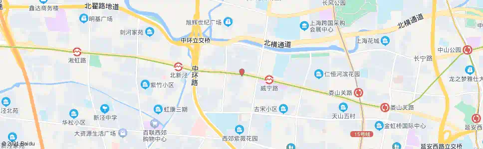 上海天山路威宁路_公交站地图_上海公交_妙搜公交查询2025