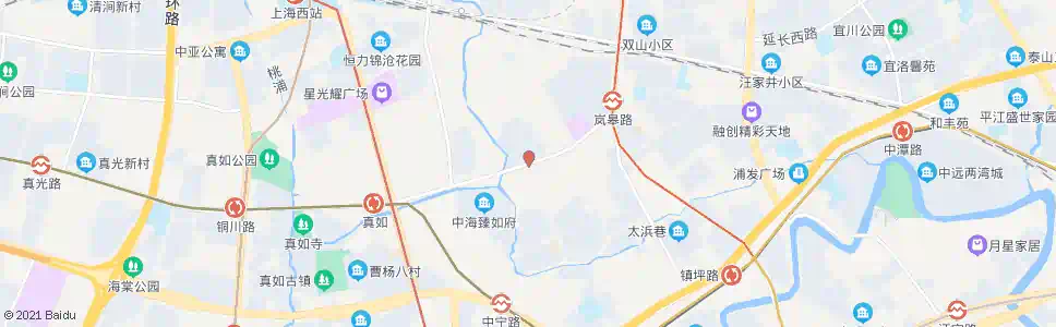 上海铜川路府村路_公交站地图_上海公交_妙搜公交查询2025