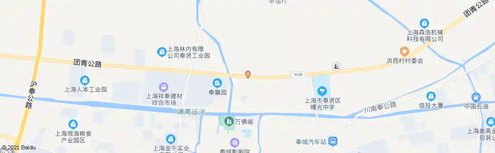 上海团青公路万佛阁路_公交站地图_上海公交_妙搜公交查询2025