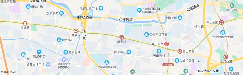 上海仙霞路威宁路_公交站地图_上海公交_妙搜公交查询2025