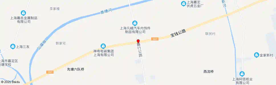 上海嘉行公路宝钱公路_公交站地图_上海公交_妙搜公交查询2025