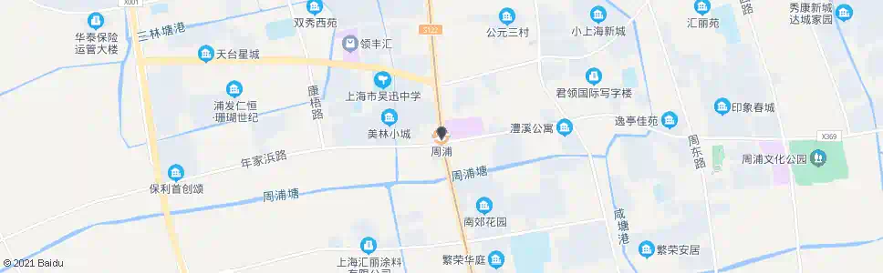 上海周浦_公交站地图_上海公交_妙搜公交查询2025