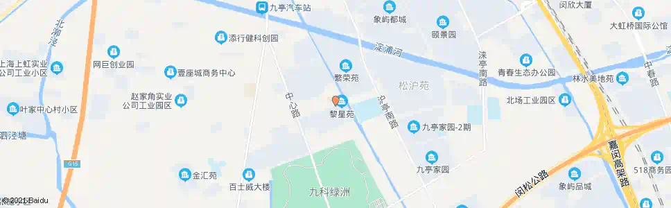 上海九亭卫生院_公交站地图_上海公交_妙搜公交查询2025