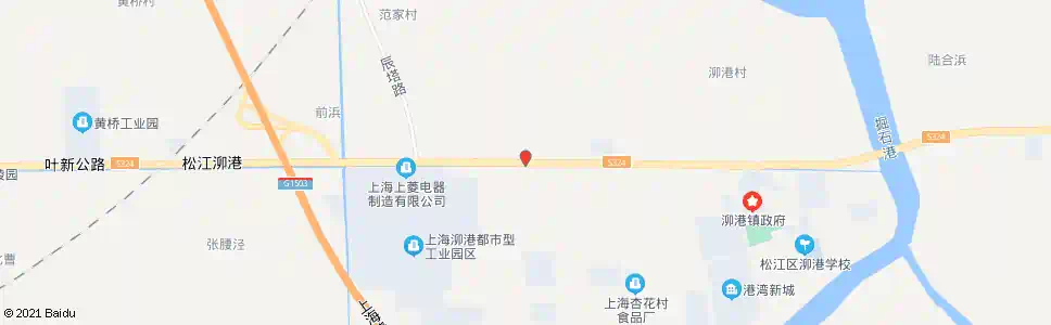 上海叶新公路泖唐公路_公交站地图_上海公交_妙搜公交查询2025