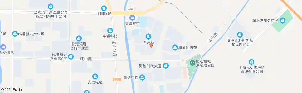 上海芦茂路港辉路_公交站地图_上海公交_妙搜公交查询2025