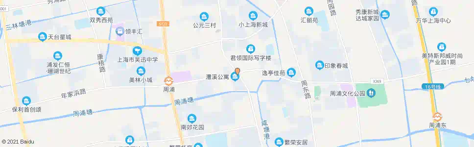上海年家浜路康沈路(招呼站)_公交站地图_上海公交_妙搜公交查询2025