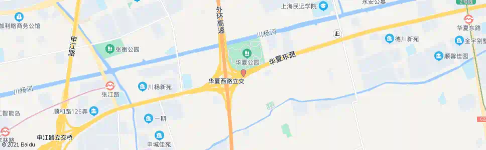 上海华夏东路孙弘路(招呼站)_公交站地图_上海公交_妙搜公交查询2025