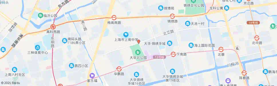 上海北艾路锦尊路(招呼站)_公交站地图_上海公交_妙搜公交查询2025