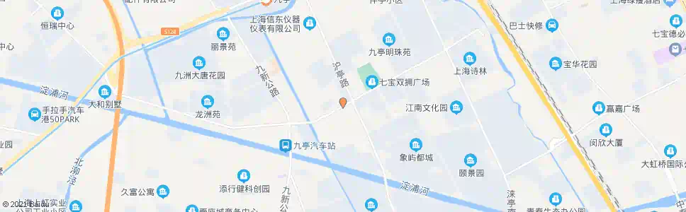 上海九亭大街沪亭路_公交站地图_上海公交_妙搜公交查询2025