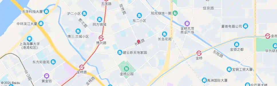 上海菏泽路长岛路_公交站地图_上海公交_妙搜公交查询2025