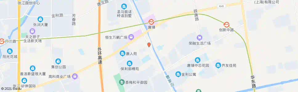 上海唐陆公路唐镇路_公交站地图_上海公交_妙搜公交查询2025