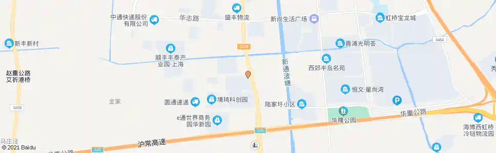 上海长浜(招呼站)_公交站地图_上海公交_妙搜公交查询2025