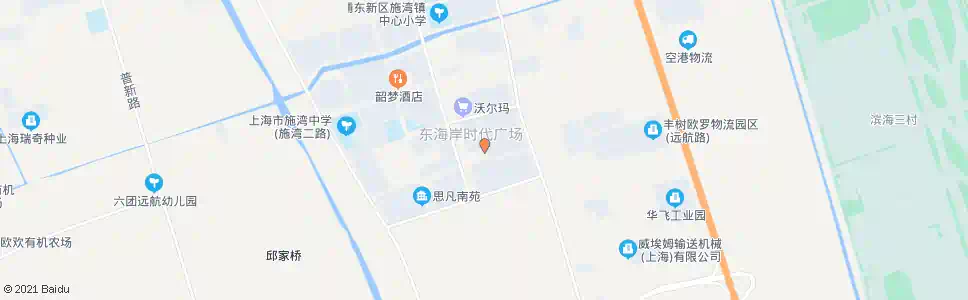 上海施湾四路航城七路_公交站地图_上海公交_妙搜公交查询2025