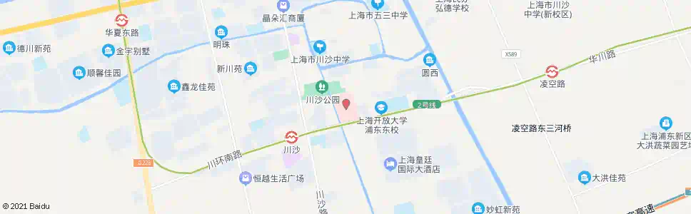上海川沙人民医院(川环南路川黄路)_公交站地图_上海公交_妙搜公交查询2025