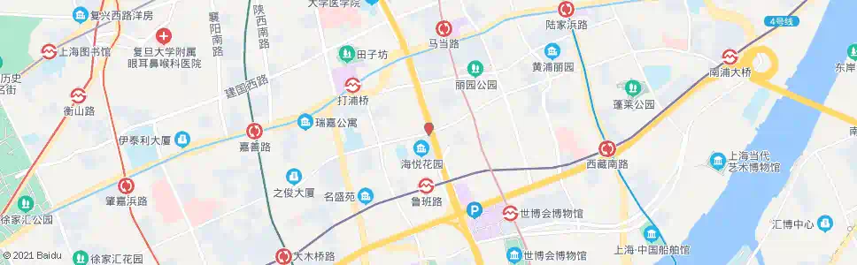 上海鲁班路斜土路_公交站地图_上海公交_妙搜公交查询2025