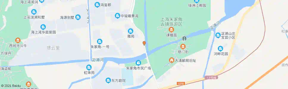 上海珠溪路沙淀中路_公交站地图_上海公交_妙搜公交查询2025