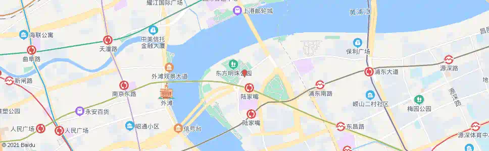 上海陆家嘴环路丰和路_公交站地图_上海公交_妙搜公交查询2025