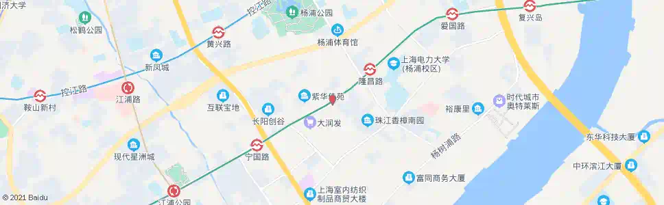 上海长阳路宁武路_公交站地图_上海公交_妙搜公交查询2025