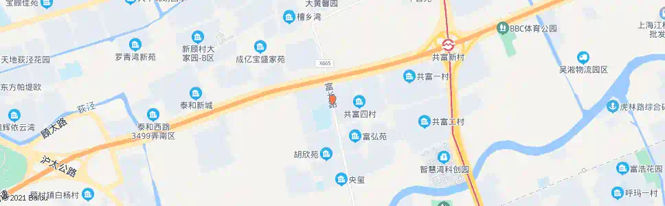 上海富长路泰和西路_公交站地图_上海公交_妙搜公交查询2025